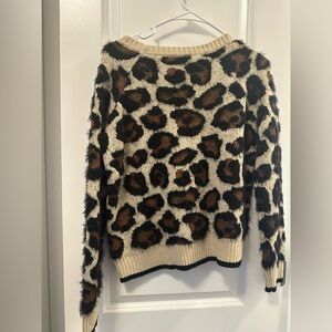 Cheetah print sweater